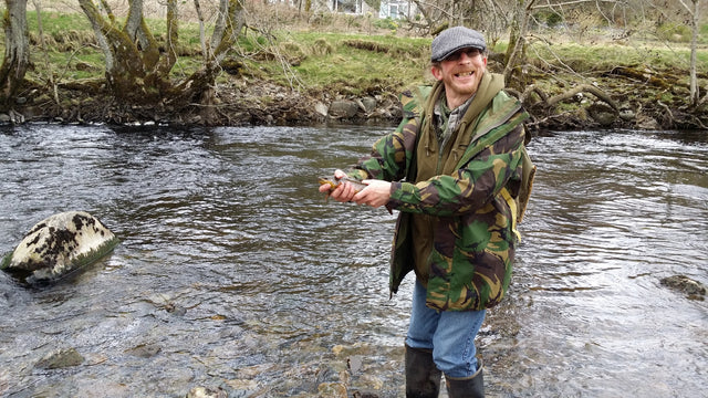 Happiness is a man with a trout!